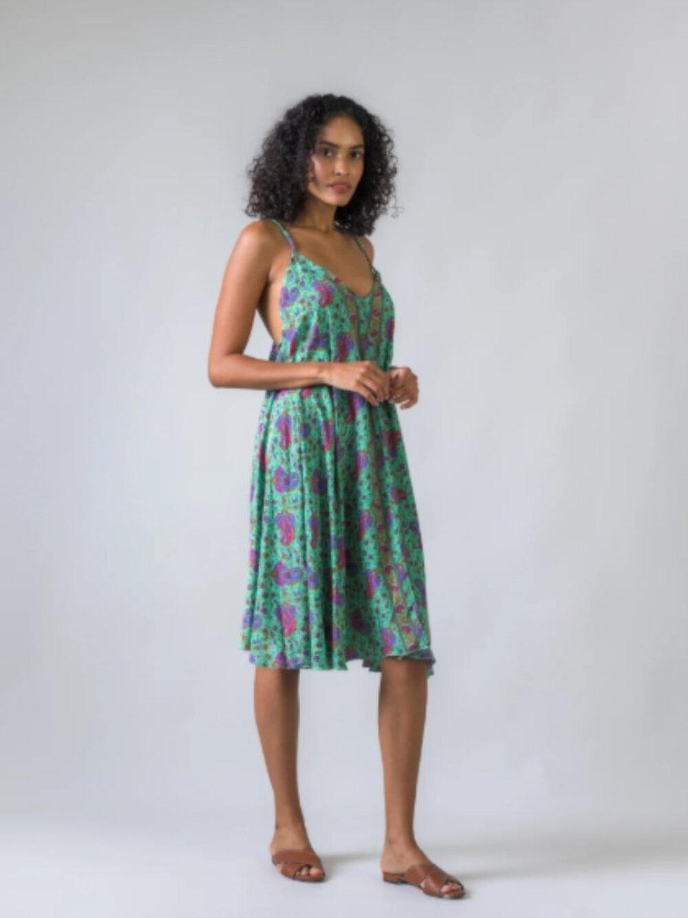 10.) Rhea Backless Halter Dress (Assorted) - Picture 2 of 6